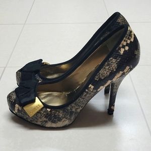 Guess Stelitto Heels Snake Skin